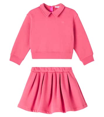 Set Freesia aus Sweatshirt und Rock | Il Gufo