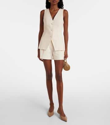 Devina high-rise shorts | Veronica Beard