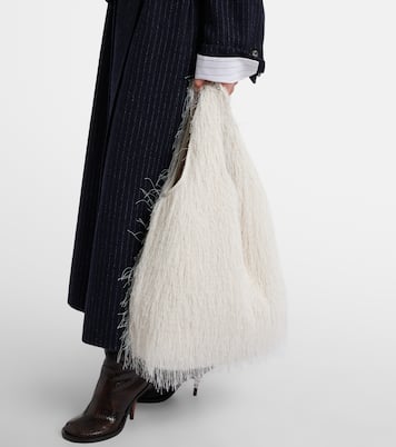 March Large fringed tote bag | Dries Van Noten