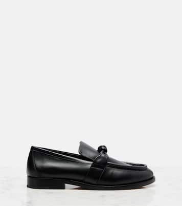 Astaire Knot leather loafers | Bottega Veneta