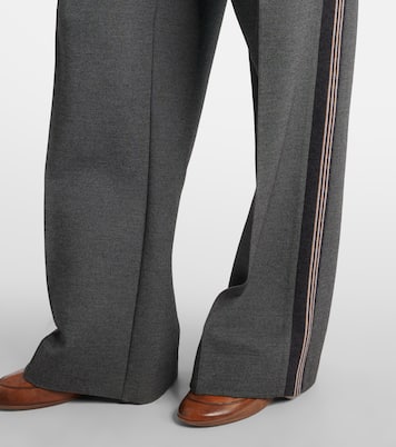 Knitted straight pants | Miu Miu
