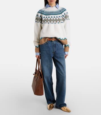 Jeans anchos Detour de tiro alto | Frame