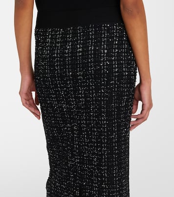 Corbin tweed midi skirt  | Veronica Beard