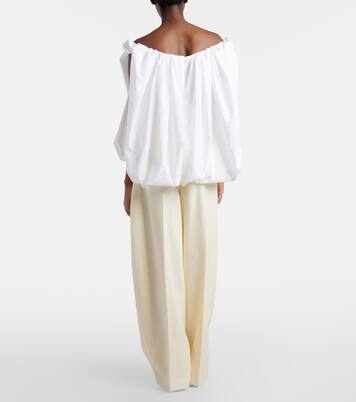Man's pleated virgin wool wide-leg pants | Jacquemus