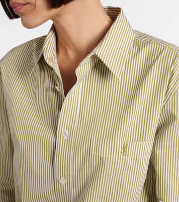 Striped cotton shirt | Saint Laurent