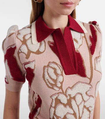 Pumped Up floral polo sweater | La DoubleJ