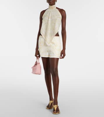 Shorts Underwater Barocco aus Seiden-Twill | Versace