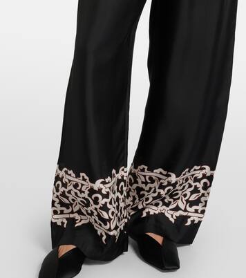 Sundia silk wide-leg pants | Rebecca Vallance