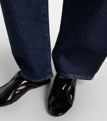 Ballerines Criss Cross en cuir | Alaïa