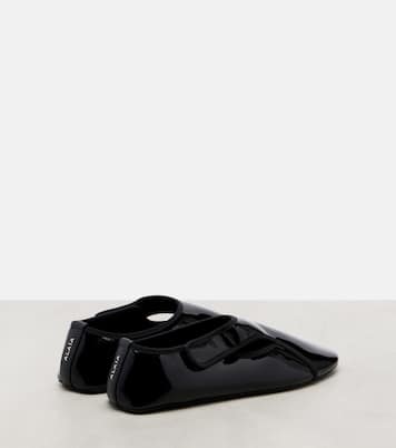 Ballerines Criss Cross en cuir | Alaïa