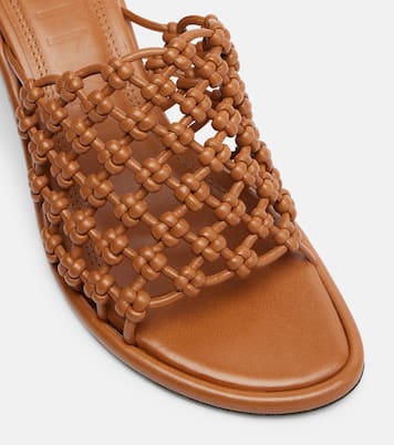 Pantoletten Mariza 60 aus Leder | Souliers Martinez