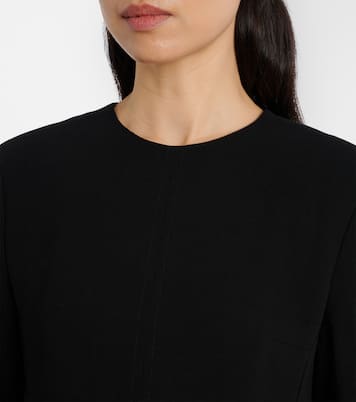 Pocket crêpe minidress | Toteme