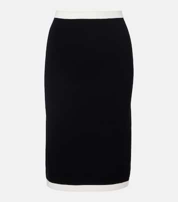 Ribbed-knit pencil skirt | Nina Ricci