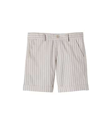 Striped cotton shorts | Pepa London