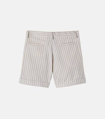 Striped cotton shorts | Pepa London