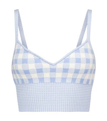 Tyler gingham knit bralette | Altuzarra
