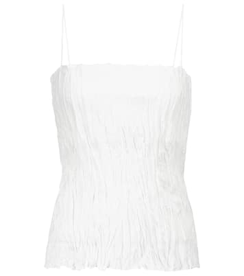 Crinkled silk camisole | Toteme