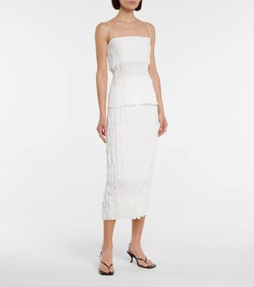 Crinkled silk camisole | Toteme