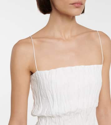 Crinkled silk camisole | Toteme
