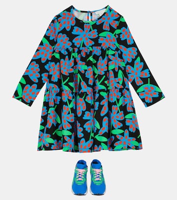 Floral-printed twill dress | Stella McCartney Kids