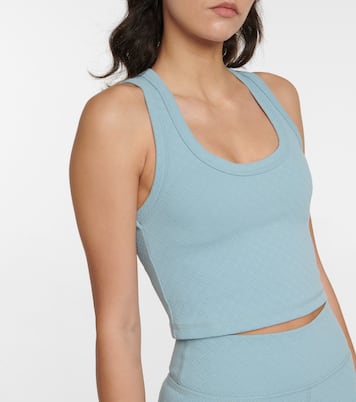 Crop top Palma Leandra de jacquard | The Upside