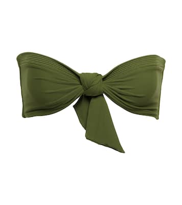 Rich Earthly bandeau bikini top | Johanna Ortiz