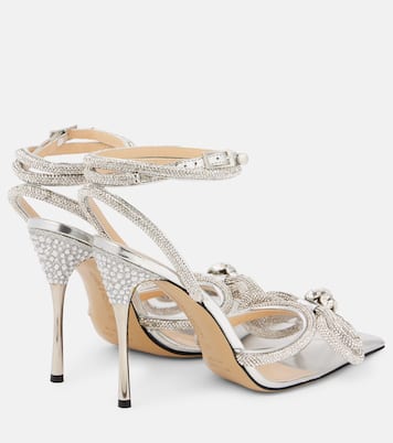 Verzierte Pumps Double Bow mit Lackleder | Mach & Mach