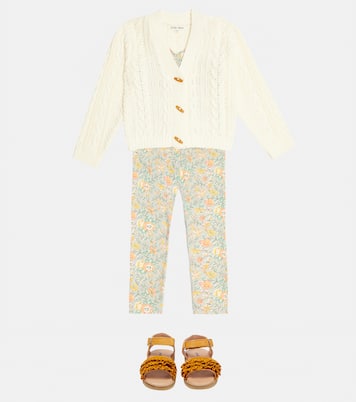 Cardigan Kamel en coton | Louise Misha
