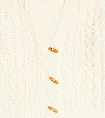 Cardigan Kamel en coton | Louise Misha