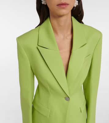 Blazer in gabardine di lana | The Attico
