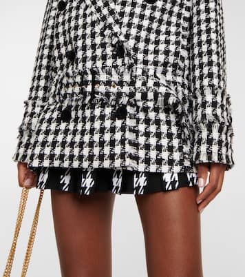 Houndstooth tweed pea coat | Balmain