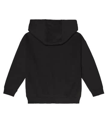 Safety Pin embroidered cotton hoodie | Versace Kids
