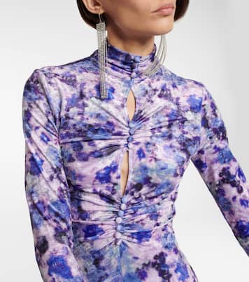 Gram floral velvet minidress | Isabel Marant