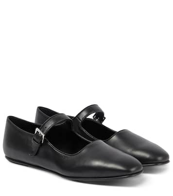 Ballerines Ava Mary Jane en cuir | The Row