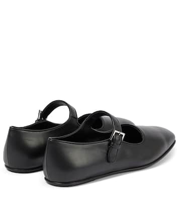 Ballerines Ava Mary Jane en cuir | The Row