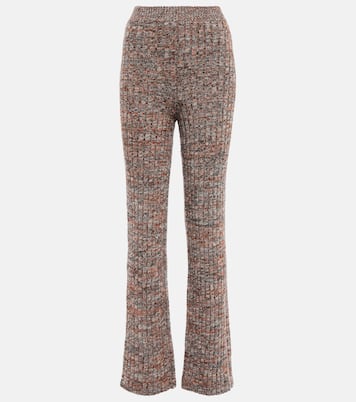 Pantalon flare en cachemire et laine | Chloé