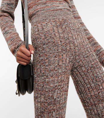 Pantalon flare en cachemire et laine | Chloé
