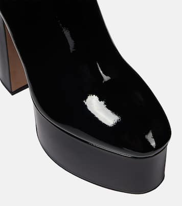 Tan-Go patent leather over-the-knee boots | Valentino Garavani