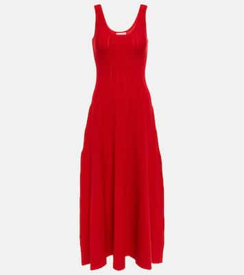 Pleated wool maxi dress | Gabriela Hearst