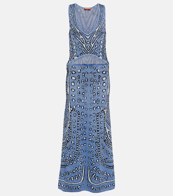Vestido midi Hannah de punto en jacquard | Altuzarra