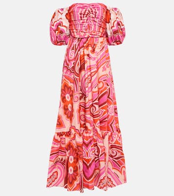 Paisley cotton-blend midi dress | Etro