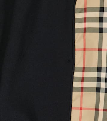 VIntage Check paneled jersey shorts | Burberry Kids