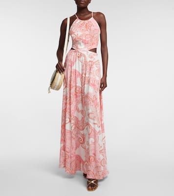 Vestido largo Arabella estampado | Melissa Odabash