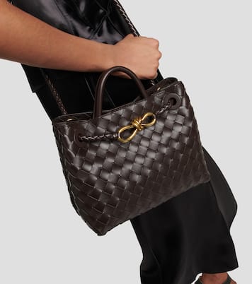 Andiamo Small leather tote bag | Bottega Veneta