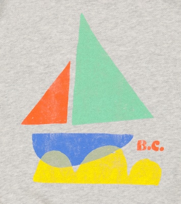 Boat print cotton sweatshirt | Bobo Choses