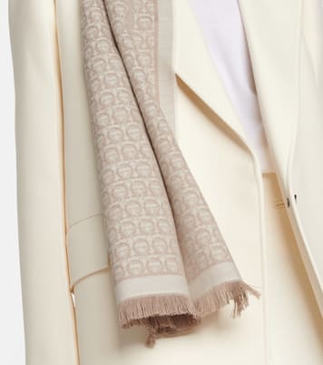 Gancini wool scarf | Ferragamo