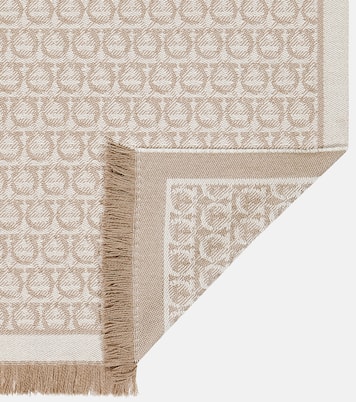 Gancini wool scarf | Ferragamo