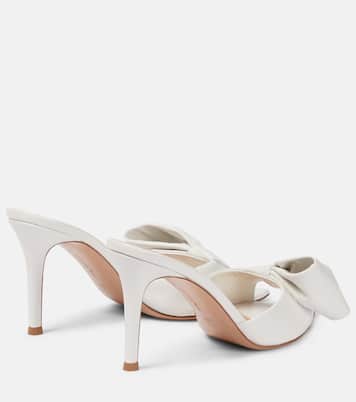Verzierte Pantoletten aus Leder | Gianvito Rossi