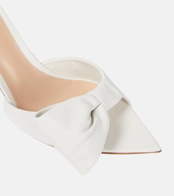 Verzierte Pantoletten aus Leder | Gianvito Rossi