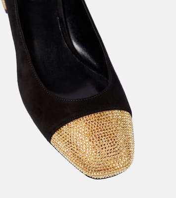 Bonnie embellished suede pumps | Rene Caovilla